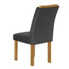 Mesa de Jantar 4 Lugares Celeste Luisa com Vidro Off White/Cinamomo/Cinza - Cel Móveis