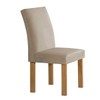 Mesa de Jantar 6 Lugares Lorena Espanha com Vidro Cinamomo/Off White/Bege Claro - Cel Móveis