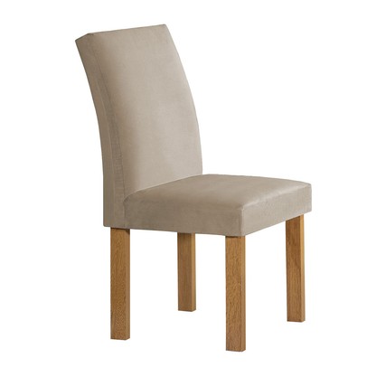 Mesa de Jantar 6 Lugares Lorena Espanha com Vidro Cinamomo/Off White/Bege Claro - Cel Móveis