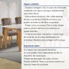 Mesa de Jantar 6 Lugares Melina Carolina com Vidro Cinamomo/Off White/Veludo Bege Escuro - Cel Móveis