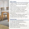 Mesa de Jantar 6 Lugares Melina Carolina com Vidro Cinamomo/Off White/Veludo Bege Claro - Cel Móveis
