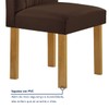 Mesa de Jantar 4 Lugares Carolina com Vidro Cinamomo/Off White/Marrom - Cel Móveis