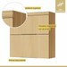Cozinha Completa Marquesa 7 Portas 6 Gavetas 100% Mdf Ripado Branco/Nature - Nesher