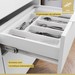 Cozinha Completa Marquesa 6 Portas 6 Gavetas 100% Mdf Ripado Branco/Nature - Nesher