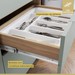 Cozinha Completa Marquesa 6 Portas 6 Gavetas 100% Mdf Ripado Verde/Nature - Nesher