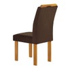 Mesa de Jantar 4 Lugares Lorena Londres Cinamomo/Marrom - Cel Móveis