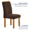 Mesa de Jantar 4 Lugares Lorena Londres Cinamomo/Marrom - Cel Móveis