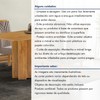 Mesa de Jantar 4 Lugares Lorena Londres Cinamomo/Bege Escuro - Cel Móveis