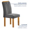 Mesa de Jantar 4 Lugares Lorena Londres Cinamomo/Cinza - Cel Móveis