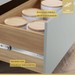 Cozinha Completa Marquesa 7 Portas 7 Gavetas 100% Mdf Ripado Verde/Nature - Nesher
