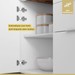 Cozinha Completa Marquesa 7 Portas 7 Gavetas 100% Mdf Ripado Branco/Nature - Nesher