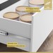 Cozinha Completa Marquesa 7 Portas 7 Gavetas 100% Mdf Ripado Branco/Nature - Nesher