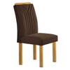 Mesa de Jantar 6 Lugares Lorena Celeste Cinamomo/Marrom - Cel Móveis