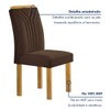 Mesa de Jantar 6 Lugares Lorena Celeste Cinamomo/Marrom - Cel Móveis
