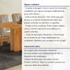 Mesa de Jantar 6 Lugares Lorena Celeste Cinamomo/Bege Claro - Cel Móveis