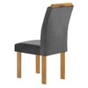Mesa de Jantar 6 Lugares Lorena Celeste Cinamomo/Cinza - Cel Móveis