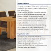 Mesa de Jantar 6 Lugares Lorena Luisa Cinamomo/Marrom - Cel Móveis