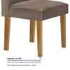 Mesa de Jantar 6 Lugares Lorena Luisa Cinamomo/Bege Escuro - Cel Móveis