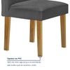 Mesa de Jantar 6 Lugares Lorena Luisa Cinamomo/Cinza - Cel Móveis
