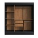 Guarda Roupa Casal Londres 3 Portas 2 Gavetas 100% Mdf Preto - Doripel Móveis