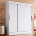 Guarda Roupa Casal Londres 3 Portas 2 Gavetas 100% Mdf Branco - Doripel Móveis