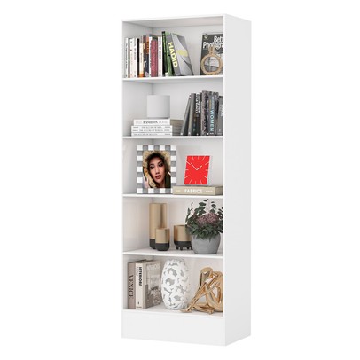 Estante para Livros Clarice 4 Prateleiras Branco - Carioca Móveis