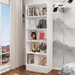 Estante para Livros Clarice 4 Prateleiras Branco - Carioca Móveis