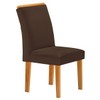 Mesa de Jantar 4 Lugares Lorena Luisa Cinamomo/Marrom - Cel Móveis