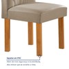 Mesa de Jantar 6 Lugares Dakota com Vidro Off White Cinamomo/Off White/Veludo Bege Claro - Cel Móveis