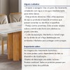 Mesa de Jantar 6 Lugares Dakota com Vidro Off White Cinamomo/Off White/Veludo Bege Claro - Cel Móveis