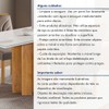 Mesa de Jantar 4 Lugares Lorena Carolina com Vidro Cinamomo/Off White/Bege Escuro - Cel Móveis