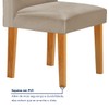 Mesa de Jantar 6 Lugares Lorena com Vidro Cinamomo/Off White/Bege Claro - Cel Móveis