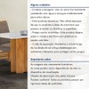 Mesa de Jantar 4 Lugares Lorena com Vidro Cinamomo/Off White/Bege Escuro