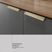 Cozinha Compacta Pitanga 10 Portas 2 Gavetas Amêndola Touch/Grafito Prime Tx - Pnr Móveis