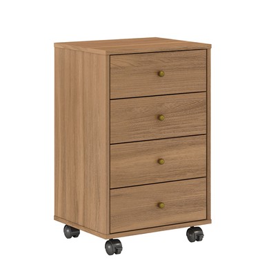 Gaveteiro Office Presidence 4 Gavetas Amêndola Touch - Pnr Móveis