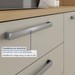 Cozinha Compacta Nobreza 5 Portas 2 Gavetas com Ilha Gourmet 100% Mdf Carvalho/Greige - Nesher