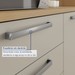 Cozinha Compacta Nobreza 7 Portas 2 Gavetas com Ilha Gourmet 100% Mdf Carvalho/Greige - Nesher