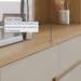 Cozinha Compacta Realeza 6 Portas 3 Gavetas com Ilha Gourmet 100% Mdf Carvalho/Greige - Nesher