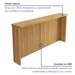 Cozinha Compacta Condessa 8 Portas 1 Gaveta com Vidro e Relógio e Ilha Gourmet 100% Mdf Carvalho/Greige - Nesher