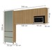 Cozinha Compacta Rainha 5 Portas 2 Gavetas Verde/Nature - Nesher