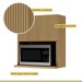 Cozinha Compacta Rainha 5 Portas 2 Gavetas Verde/Nature - Nesher