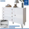 Quarto Infantil Completo Isadora 4 Gavetas 1 Porta Branco Aurora - Minastex