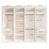 Quarto Infantil Completo Dani 1 Porta 8 Gavetas Branco Aurora - Minastex