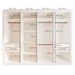 Quarto Infantil Completo Dani 1 Porta 8 Gavetas Branco Aurora - Minastex