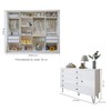 Quarto Infantil Completo Dani 1 Porta 8 Gavetas Branco Aurora - Minastex