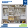 Quarto Infantil Completo Dani 1 Porta 8 Gavetas Branco Aurora - Minastex