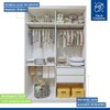 Quarto Infantil Completo Marisol 1 Porta 6 Gavetas Branco Aurora - Minastex