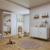 Quarto Infantil Completo Arabella 3 Portas 6 Gavetas com Espelho Branco Aurora - Minastex
