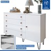 Quarto Infantil Completo Marcella 10 Gavetas 4 Portas com Espelho Branco Aurora - Minastex