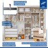Quarto Infantil Completo Marcella 10 Gavetas 4 Portas com Espelho Branco Aurora - Minastex